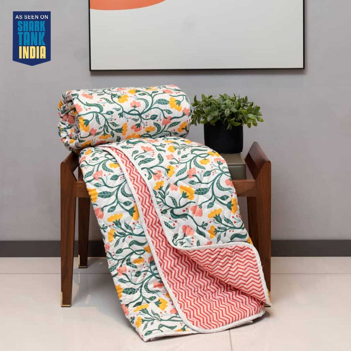 Microfiber 120 GSM All Season Comforter. AC Blanket / Dohar for bedroom  -Kashmir