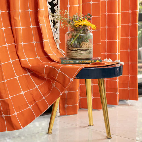 Brighten Up Your Home with Stylish Orange Curtains