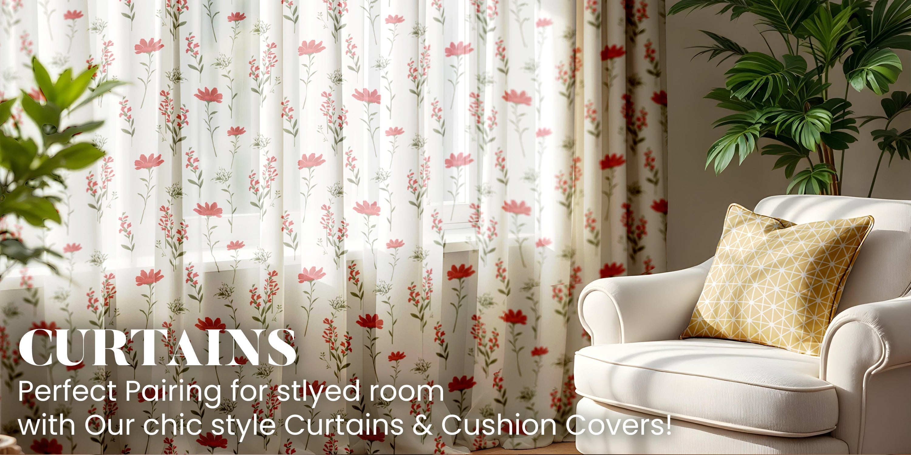 Cotton Printed Curtains