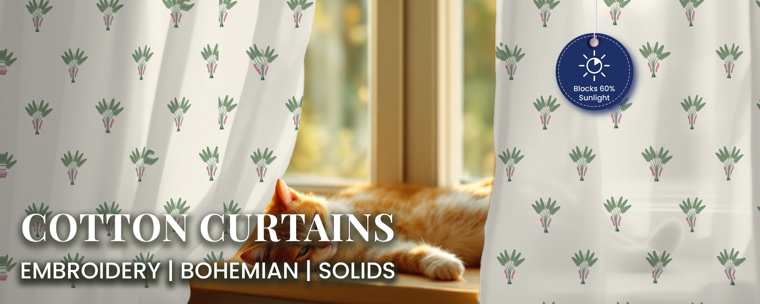 Cotton Printed Curtains